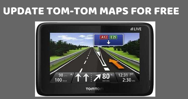 How to update TomTom Map for free